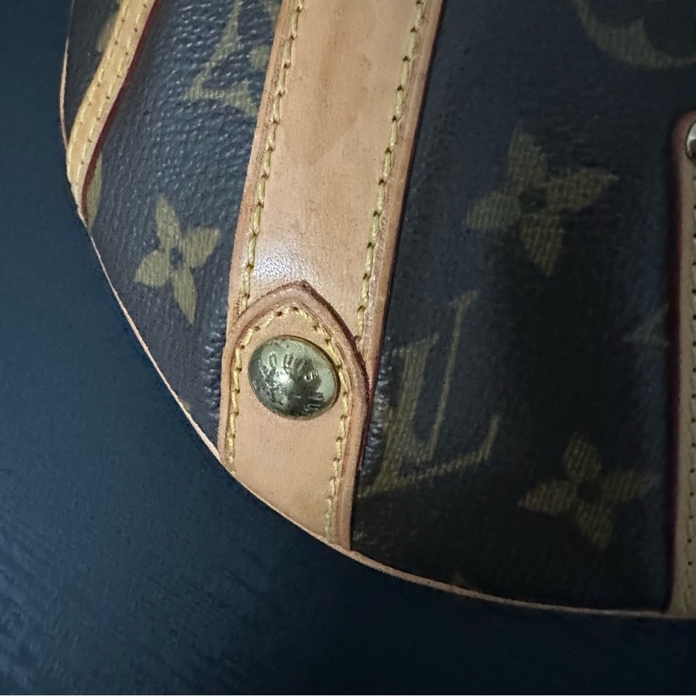 Louis Vuitton Leonor Limited Edition Monogram Canvas Ruffle Y2K Shoulder Bag - Picture 7 of 16